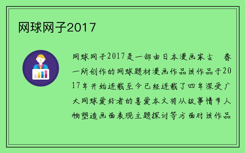 网球网子2017